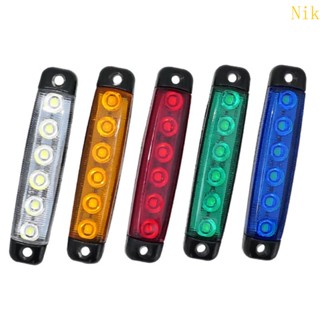 Capa ไฟท้าย LED 6 ดวง เลนส์ควัน สําหรับติดรถยนต์ รถบรรทุก รถพ่วง