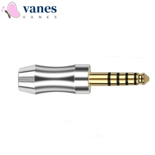 Vanes1 อะแดปเตอร์แปลงหูฟังสเตอริโอ 5 ขั้ว ตัวผู้ AUX 4.4 มม. 5 ขั้ว แจ็คสเตอริโอ 5 ขั้ว 1 ชิ้น