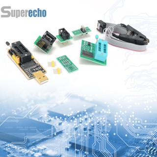 โมดูลโปรแกรมเมอร์ CH341A 24 25 Series EEPROM Flash BIOS USB + SOIC8 SOP8 + อะแดปเตอร์ 1.8V + อะแดปเตอร์ SOIC8 DIY [superecho.th]