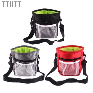 Ttiitt Pet Training Bag  Foldable Safety Buckle Oxford Cloth Snack Large  Multipurpose for Camping Walking