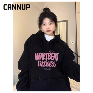 Cannup เสื้อกันหนาว เสื้อแขนยาว เสื้อฮู้ด cozy INS สบายๆ High-quality WWY23909QR36Z230909