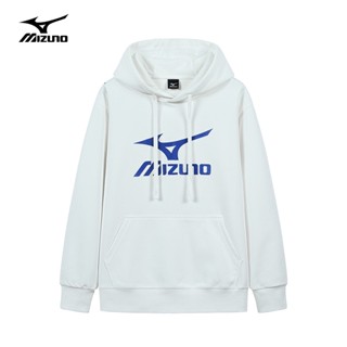 Mizuno Mizuno เสื้อกันหนาว แขนยาว มีฮู้ด ทรงหลวม อเนกประสงค์ สําหรับผู้ชาย