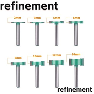 Refinement ดอกกัดมิลลิ่ง ขอบสองชั้น 8 มม. ทนทาน สําหรับงานไม้