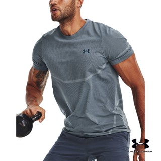 Under Armour Mens UA RUSH™ Seamless Legacy Short Sleeve อันเดอร์ อาร์เมอร์ เสื้อแขนสั้น UA RUSH™ Seamless Legacy สำหรับผู้ชาย