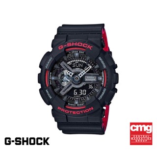 CASIO นาฬิกาข้อมือผู้ชาย G-SHOCK YOUTH รุ่น GA-110HR-1ADR วัสดุเรซิ่น สีดำ