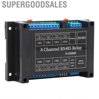 Supergoodsales Relay Module 8 Channel RS485 RTU  Switch DC 12V for Home