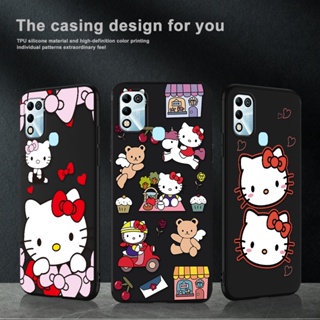 เคสโทรศัพท์ซิลิโคน TPU แบบนิ่ม ลายการ์ตูนคิตตี้ กันกระแทก สําหรับ Infinix Hot 8 9 10 11 Play Hot 11S 10S 10i X650 X650C