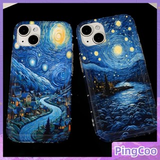 Pingcoo - เข้ากันได้สำหรับ เคส iphone 11 เคสไอโฟน เคสไอโฟน11 CLEAR Soft TPU ถุงลมนิรภัยเคสโทรศัพท์กันกระแทกป้องกันกล้อง Blue Street Light Alley เข้ากันได้กับ iPhone 15 14 13 PRO MAX iPhone 12 PRO MAX XR XS 7Plus 8 PLUS