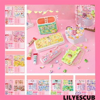 Lilyescub กิ๊บติดผม กาวครีม เรซิน หลากสี DIY อุปกรณ์เสริม สําหรับทําเครื่องปั้นดินเผา ลูกปัด ติดเคสโทรศัพท์