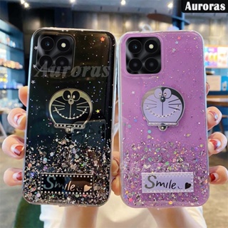 เคสโทรศัพท์มือถือแบบนิ่ม ใส ลายโดราเอมอน ท้องฟ้ากลางคืน สําหรับ Honor X6A X6 X8A X8 X6S X6 X8 X8A X6A