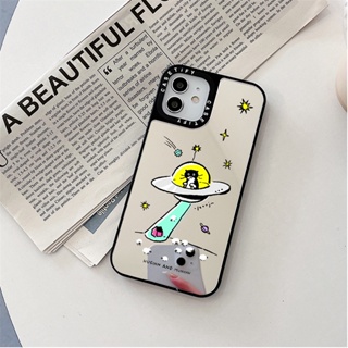 Casetify X MODAERI IN UFO PC กระจกสีเงิน เคส iPhone แบบแข็ง สําหรับ iPhone 15 14 13 12 11 Pro MAX IX XS MAX XR 6 6s 7 8 Plus เคสกันกระแทก