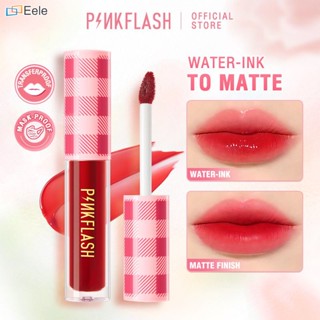 [เปิดตัวใหม่] PINKFLASH Water Tint Lip Glaze Waterproof Long Lasting Airy Matte Liquid Lip Gloss ลิปสติก (จัดส่งในวันนี้)