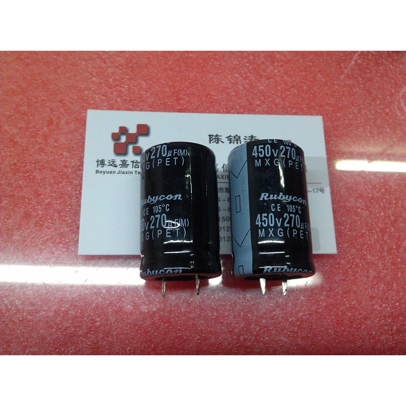 ✨ ตัวเก็บประจุอิเล็กโทรลีติค 450V270UF 400V270UF การประกันคุณภาพ