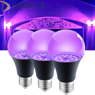 Danilo หลอดไฟฟลัดไลท์ E26 E27 10W 85-265V UV อะลูมิเนียม สีม่วง เรืองแสง 360 องศา