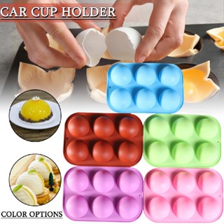 6 Cavity Semi Sphere Silicone Mold Baking Mold Chocolate Cake Jelly Dome Mousse