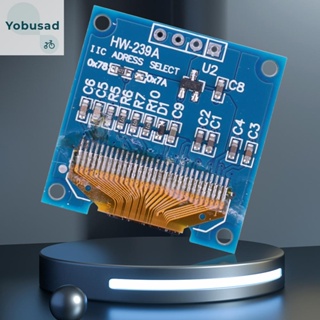 [Yobusad.th] โมดูลหน้าจอ LCD OLED 0.96 นิ้ว 128*64 พิกเซล SSD1306 สําหรับ Arduino