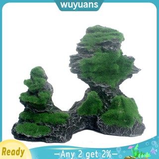 Wuyuans หินเรซิ่นจําลอง เครื่องประดับ สําหรับตกแต่งตู้ปลา