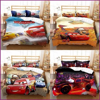 Trend Cars 3in1 ชุดเครื่องนอน ผ้าปูที่นอน ผ้าห่ม ผ้านวม ล้างทําความสะอาดได้ สะดวกสบาย สําหรับหอพักนักเรียน บ้าน