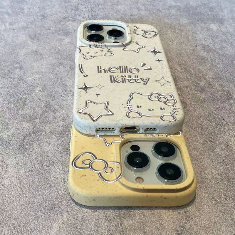 เคสโทรศัพท์มือถือนิ่ม กันกระแทก ลายเฮลโลคิตตี้ สําหรับ Apple Iphone 14 L3Promax 12 11 7 8plus Q7Y4