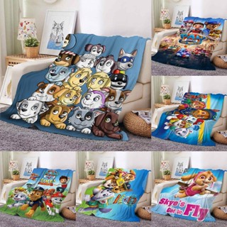 ผ้าห่ม ผ้าสักหลาด พิมพ์ลายการ์ตูน Paw Patrol Ryder Zuma Rocky Skye ขนาด 75 ซม. X 100 ซม. ให้ความอบอุ่น เหมาะกับกลางแจ้ง สําหรับเด็ก