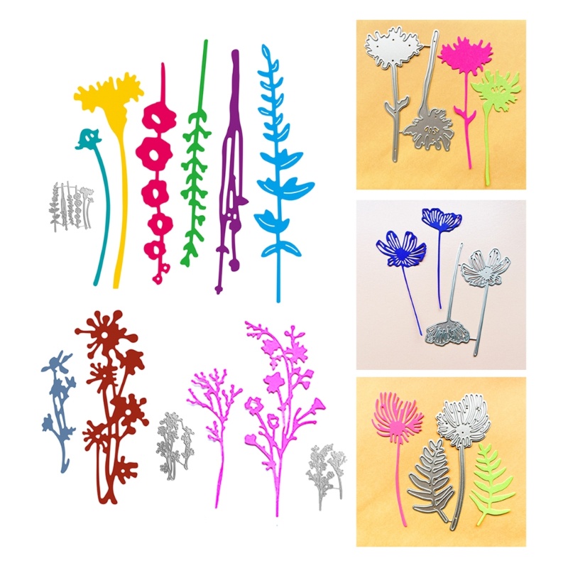 Love * โลหะ Die Cuts Leaf ดอกไม ้ ตัด Dies Stencils DIY ตัดแม ่ แบบสําหรับสมุดภาพอัลบั ้ มกระดาษการ ์ ดลายนูน