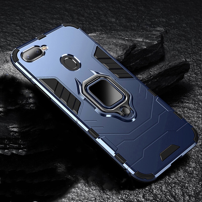 เคสแข็ง กันกระแทก สําหรับ OPPO F9 F9 Pro CPH1823 1881 1825 | เคสโทรศัพท์มือถือ แบบสองชั้น ทนทาน