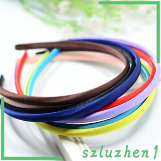 [Szluzhen1] ที่คาดศีรษะ ผ้าฟาบริค สําหรับเด็กผู้หญิง DIY 8 ชิ้น