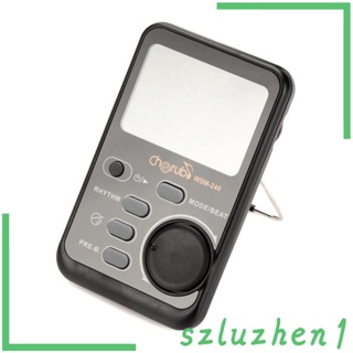 [Szluzhen1] จูนเนอร์หน้าจอ LCD ดิจิตอล แบบพกพา สําหรับกีตาร์ ไวโอลิน