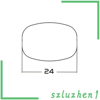 [Szluzhen1] ปุ่มจูนเนอร์อะคูสติก 6 ชิ้น พร้อมสกรู หัวเครื่อง สีขาวมุก