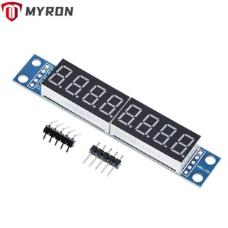 Myron โมดูลจอแสดงผลดิจิทัล LED 8 หลัก 7 ส่วน 3 IO 3.3V 5V MAX7219 สําหรับ Raspberry Pi 2 ชิ้น