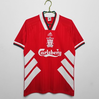 เสื้อกีฬาแขนสั้น ลายทีมชาติฟุตบอล Liv 1993/95 ชุดเหย้า สไตล์เรโทร