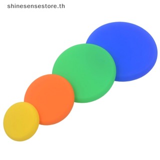 Shine ฝาครอบซิลิโคน ใช้ซ้ําได้ สําหรับรักษาความสดอาหาร 4 ชิ้น ต่อชุด