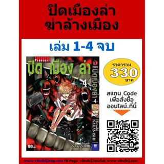 Vibulkij (วิบูลย์กิจ)" ชื่อเรื่อง : ปิดเมืองล่าฆ่าล้างเมือง เล่ม 1-4 แนวเรื่อง : สยองขวัญ ผู้แต่ง : Hiroshi Nakanishi