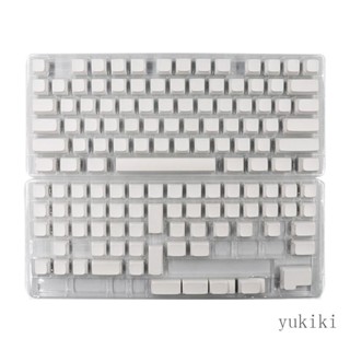 Kiki ปุ่มกดคีย์บอร์ดเปล่า 134 คีย์ XDA PBT ย้อมสี สําหรับ MXSwitches Mechinery