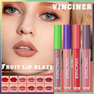 Vinciner ลิปสติก ลิปกลอส เนื้อแมตต์ ติดทนนาน 12 สี 3 ชิ้น ต่อชุด