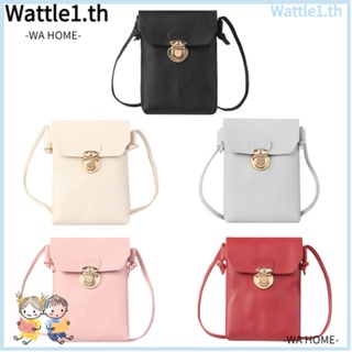 Wttle กระเป๋าสะพายไหล่ หนัง PU ขนาดมินิ สีพื้น เหมาะกับการพกพาเดินทาง