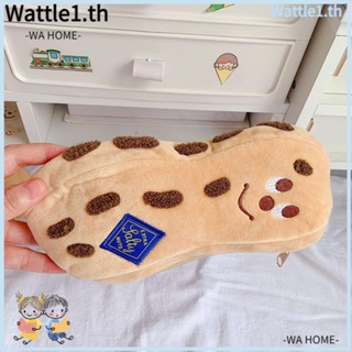 Wttle กระเป๋าดินสอ ผ้าแคนวาส รูปตุ๊กตาน่ารัก สําหรับใส่เครื่องเขียน โรงเรียน