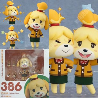 ฟิกเกอร์โมเดลตุ๊กตาอนิเมะ Nendoroid Animal Crossing: New Horizons 386 Isabelle Change Face Articulado ของเล่นสําหรับเด็ก