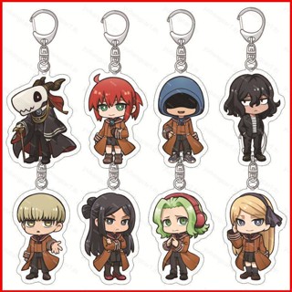 Yb1 พวงกุญแจ จี้อะคริลิค รูปอนิเมะ The Ancient Magus Bride Mahoutsukai no Yome Chise Hatori Ruth Silky Gifts B