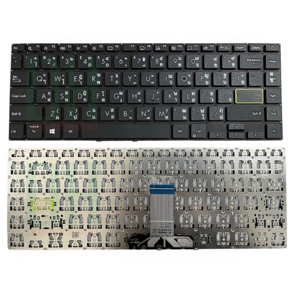 แป้นพิมพ์ คีย์บอร์ดโน๊ตบุ๊ค ASUS VivoBook S14 Laptop Keyboard