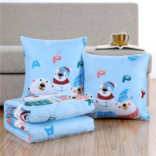 หมอนผ้าห่ม รูปสัตว์ ผ้าห่มนาโน ผ้าห่ม นุ่มนิ่ม น่ากอด 100x150cm หมอน38x38cmไซส์ใหญ่ ของขวัญปีใหม่
