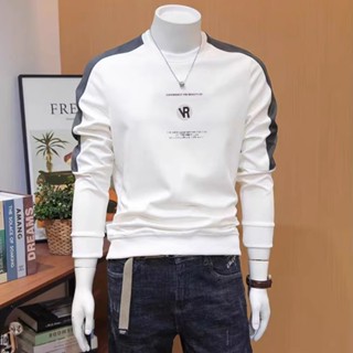 เสื้อกันหนาวแขนยาว คอกลม ปักลาย เข้ากับทุกการแต่งกาย แฟชั่นฤ…