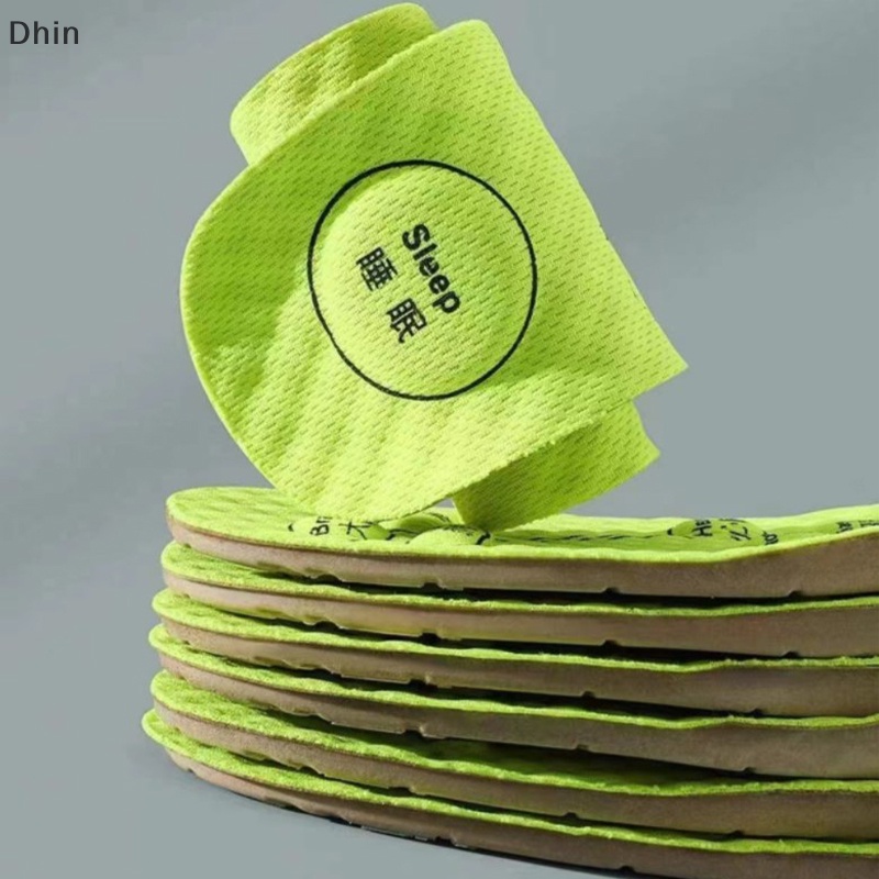 [Dhin] แผ่นรองพื้นรองเท้า ระบายอากาศ ระงับกลิ่น สําหรับรองเท้ากีฬา