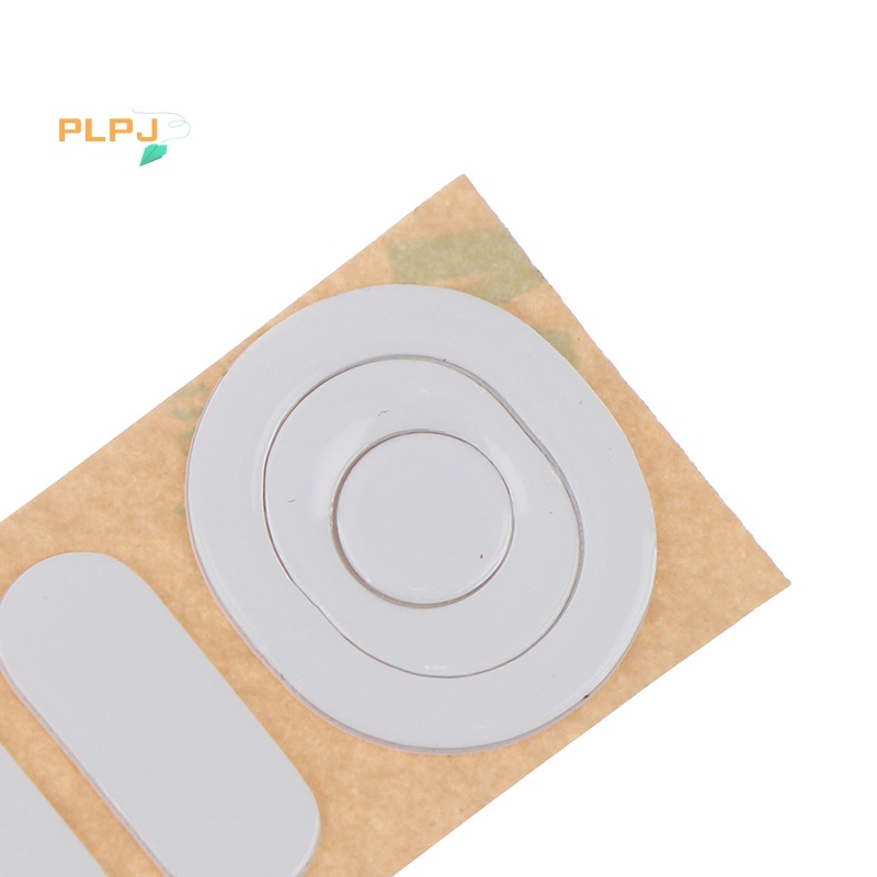 Plpj ใหม่ แผ่นรองเมาส์ ขอบโค้ง สีขาว สําหรับเมาส์ G304 G305 1 ชุด