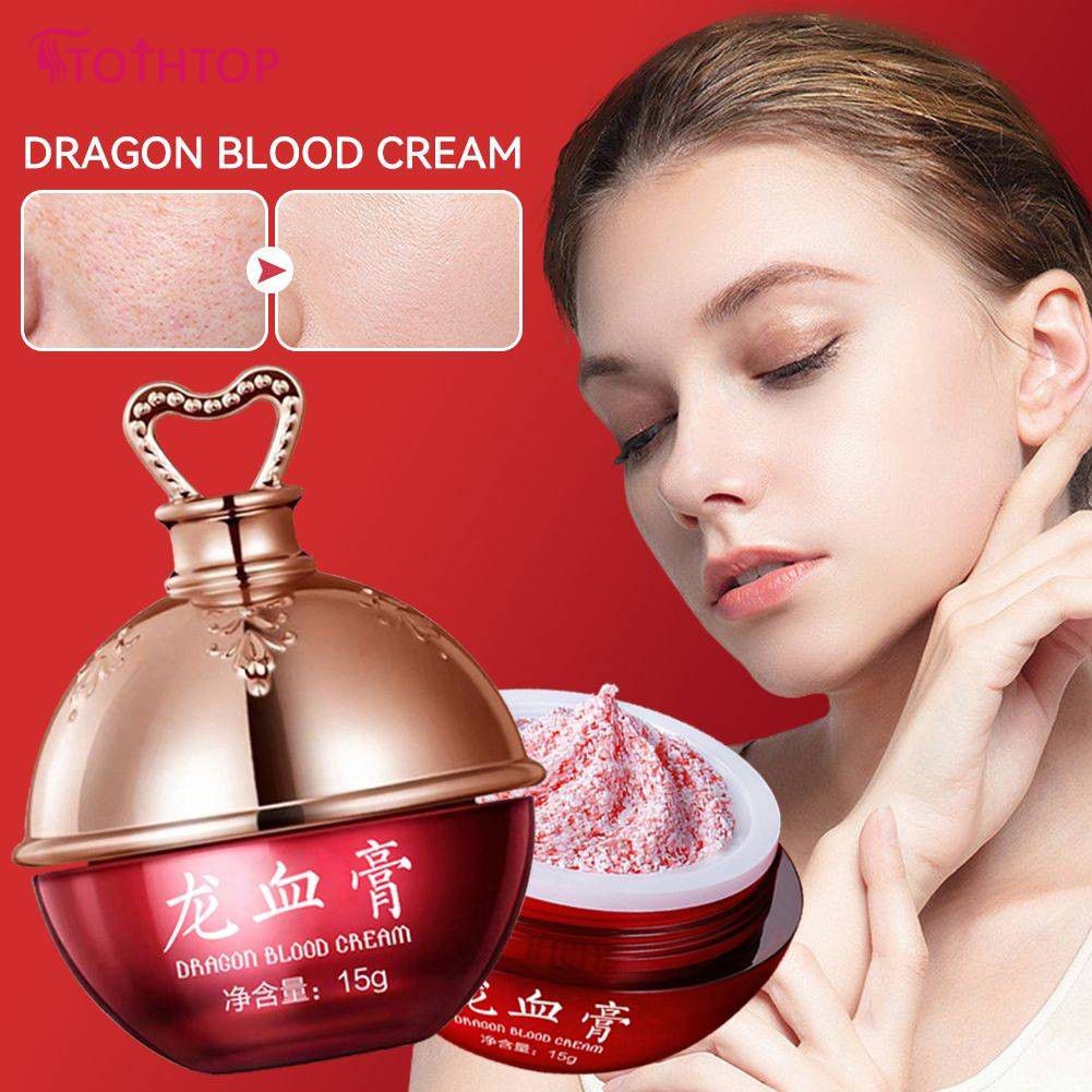 Dragon's Blood Cream ครีมทาหน้าหน้าขาวใสแบบสาวเกาหลีบูสติ้งครีมผิวใสเร่งด่วน!!ท้าพิสูจน์จำนวน 3 ซอง (Whitening Anti-wrinkle Facial Cream Retinol Placenta Extract 15g ลดริ้วรอย,กระจ่างใส,ชุ่มชื้น [TOP]