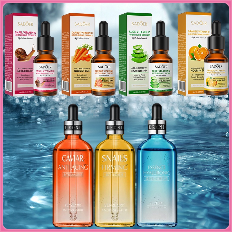 Serum เซรั่ม เอสเซนส์ สูตรเกาหลี ยอดนิยม หน้าขาวใส ลดริ้วรอย กระชับรูขุมขน ชุ่มชื้น ลดรอยดำ