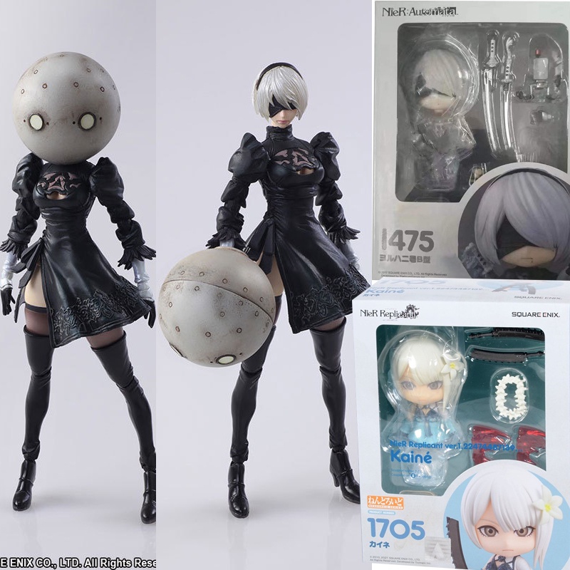 Nendoroid NieR: Automata YoRHa No.2 Type B Action Figure 2B 1475 Kaine 1705 PVC Figures ของเล่น