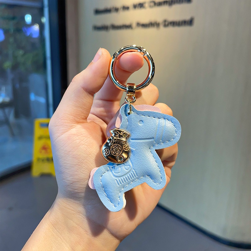 พวงกุญแจ หนัง Pu ขนาดเล็ก สวยหรู เหมาะกับของขวัญ สําหรับกระเป๋านักเรียน - รูปที่ 6