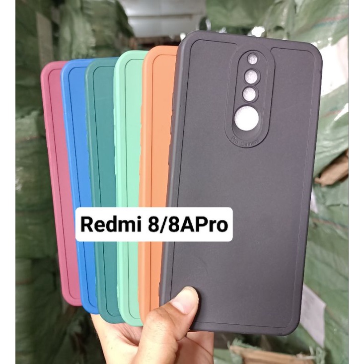 เคส Redmi 8/8APro -Softcase Pro Camera Silicone Macaroni ล ่ าสุด