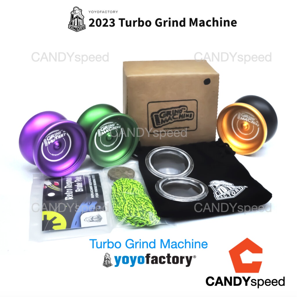 [E-TAX] yoyo โยโย่ yoyofactory Turbo Grind Machine 2023 ตัว top responsive yoyo hi-end | by CANDYspeed
